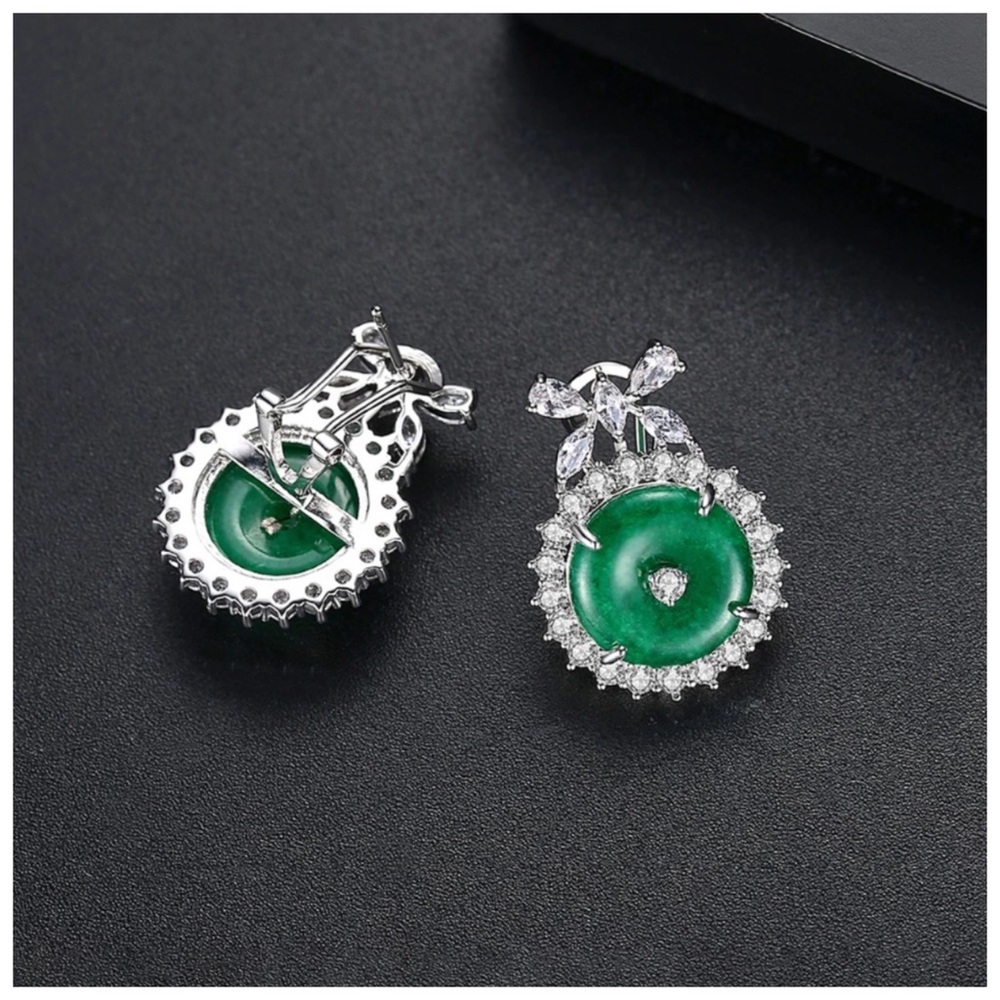 Swarovski Crystals Earrings The Cristyana - Picture 4 of 4